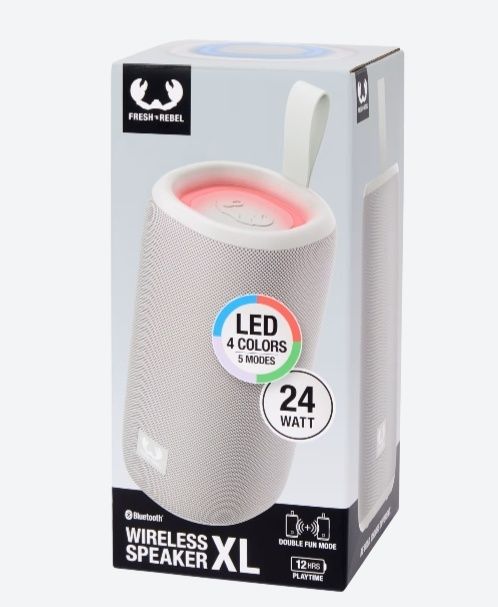 Coluna sem fio 24 watts, caixa  de som bluetooth