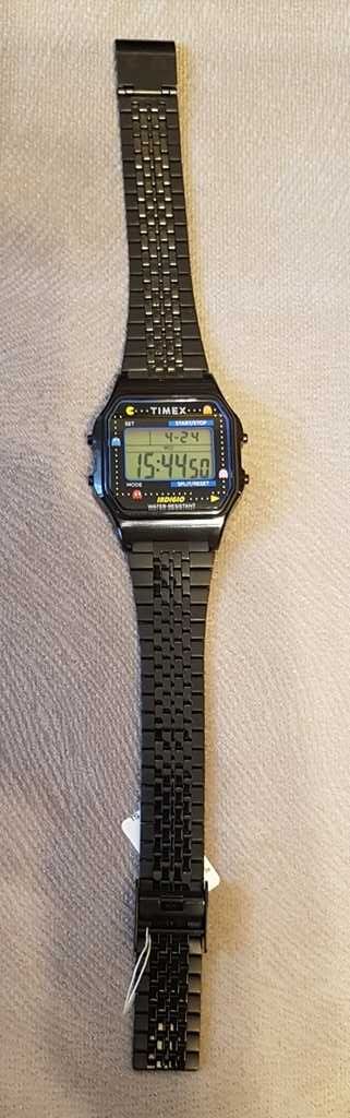 Full set Timex Pac-Man. Seria Limitowana Pacman. Zegarek