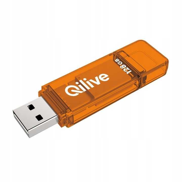 PenDrive QiLive 128 GB USB 3.1 3.0 2.0 Max 100MB/s