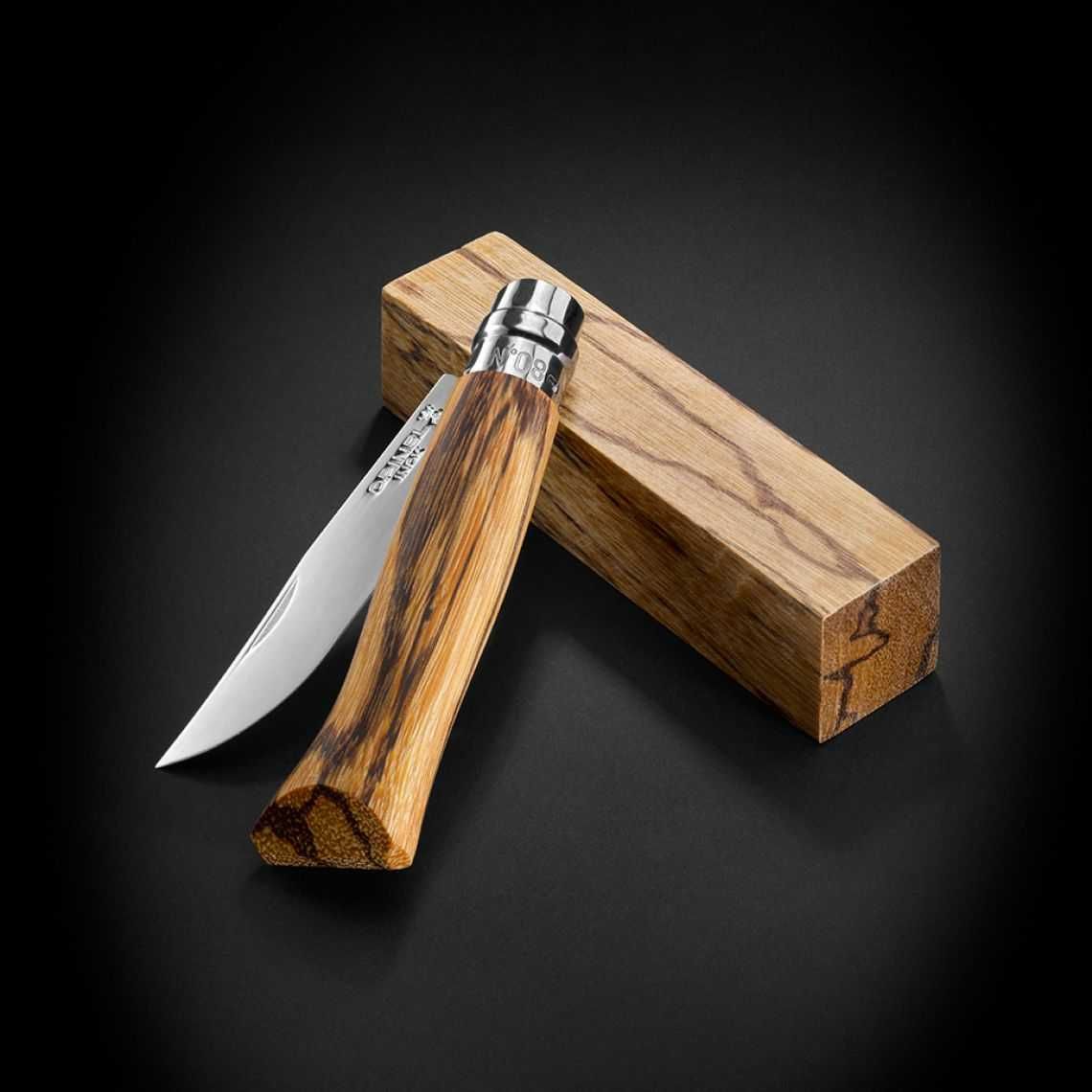 Нож Opinel 8 Inox Snake Wood 08 002502 подарочный дерево змей лимитка