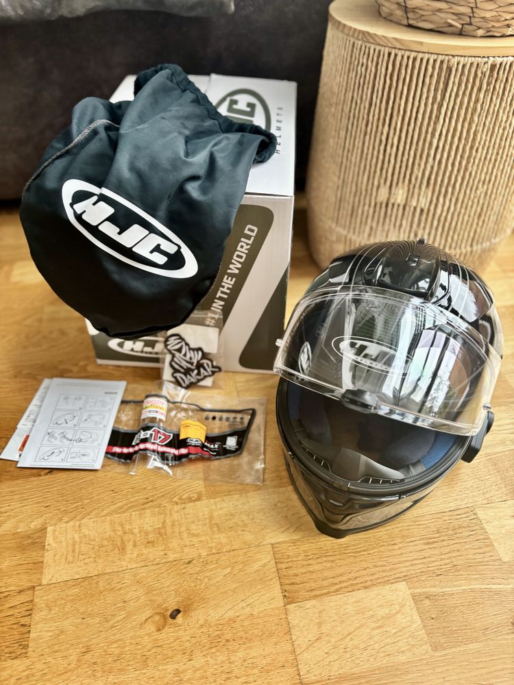 Kask Szczękowy Kameleon HJC S IS-17 Pinlock + Interkom MaxTo M2