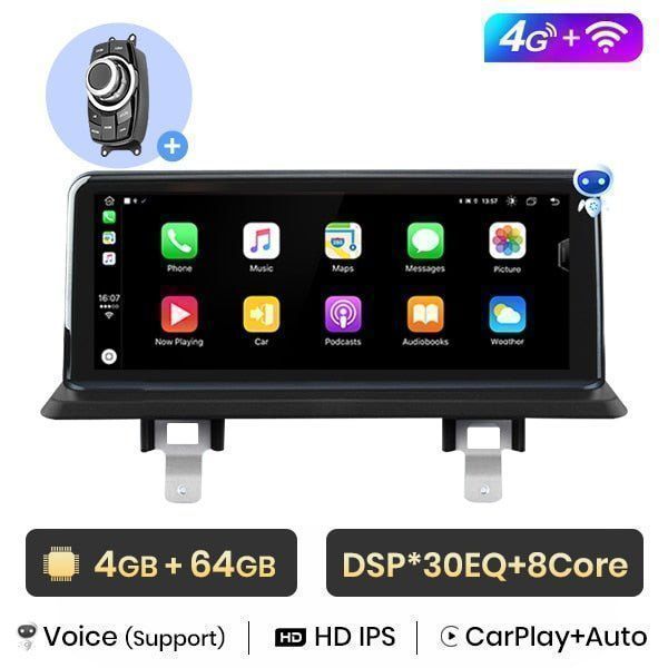 Radio nawigacja BMW 1 Android E81 E82 E87 E88 od 2005 - 2012  4GB 64GB