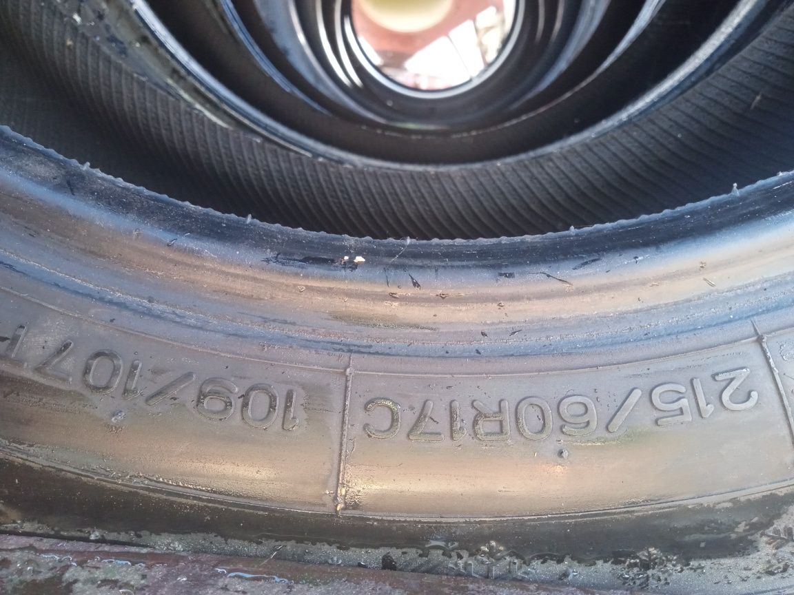 Opony zimowe Nankang Snow SL-6 215/60/17c 8mm jak nowe dostawczy bus