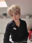 Krótka peruka blond WIG uniseks męska damska