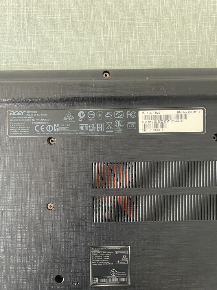 Ноутбук Acer Aspire E5-573G