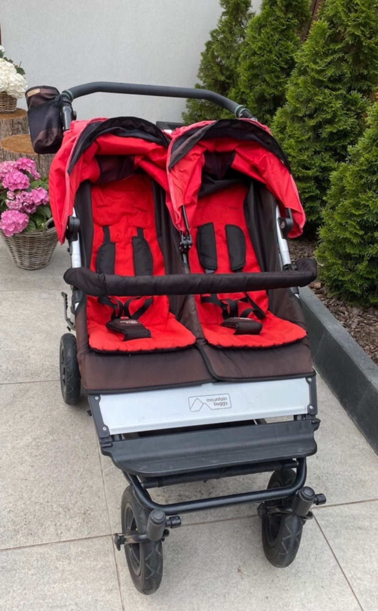 Mountain buggy duet wózek bliźniaczy blizniat gondole adaptery maxi