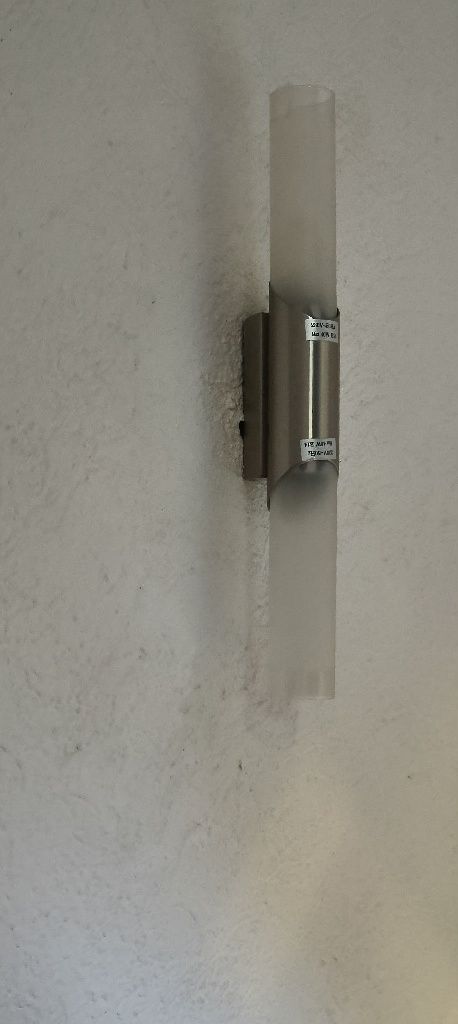 Candeeiro parede em inox