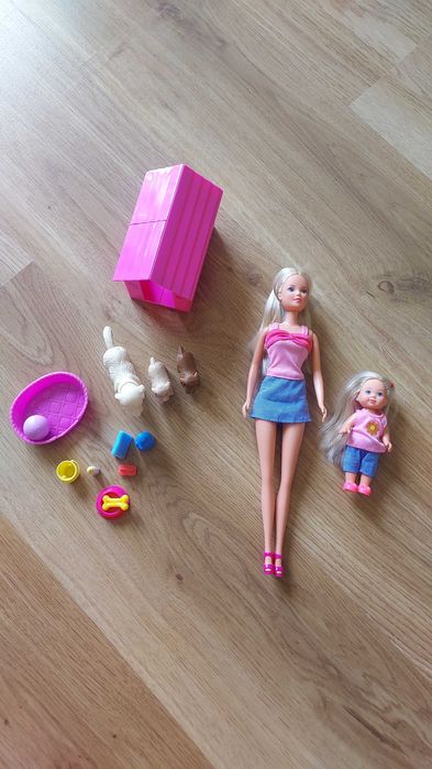 Simba Zestaw lalka barbie z pieskami + akcesoria