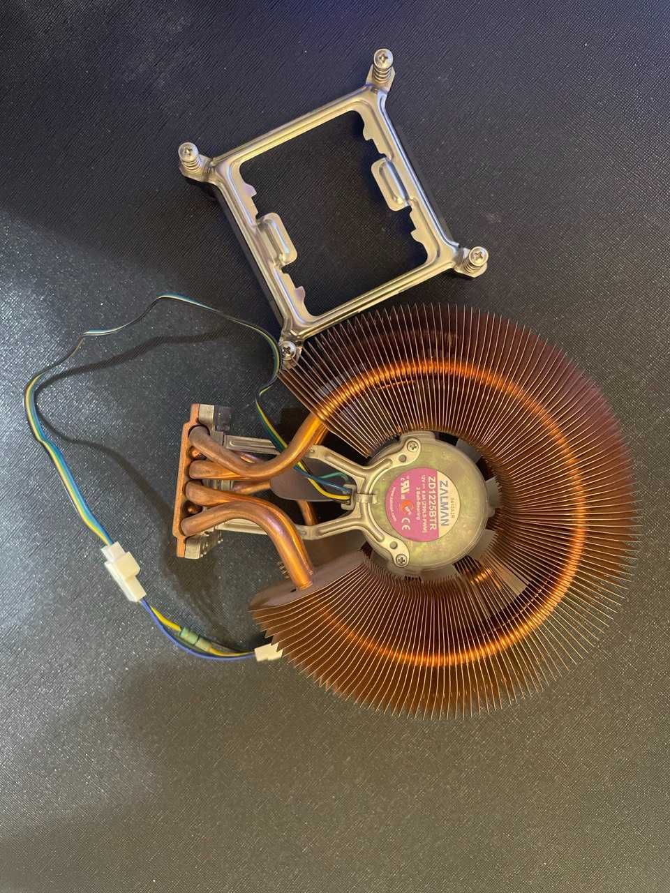 кулер CPU Zalman zd1225btr з підсвіткою