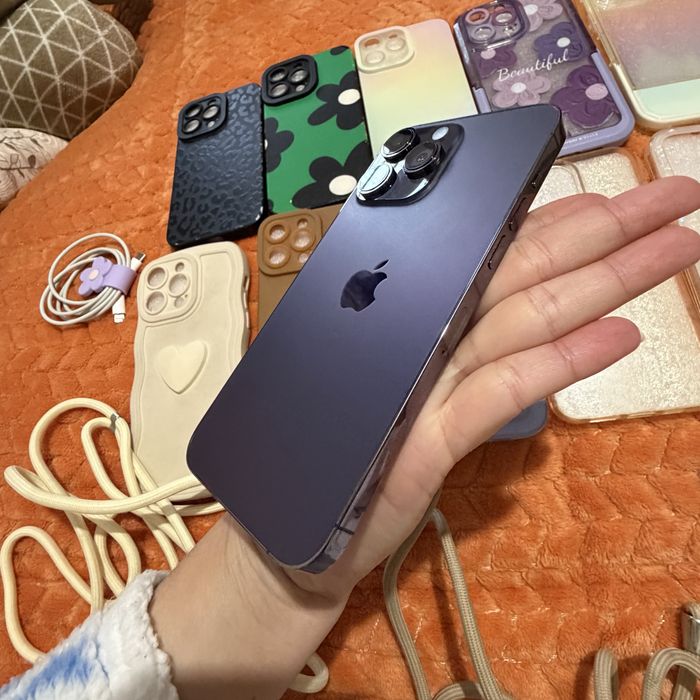 iPhone 14 Pro Max - 128GB - Roxo (Na garantia ainda)
