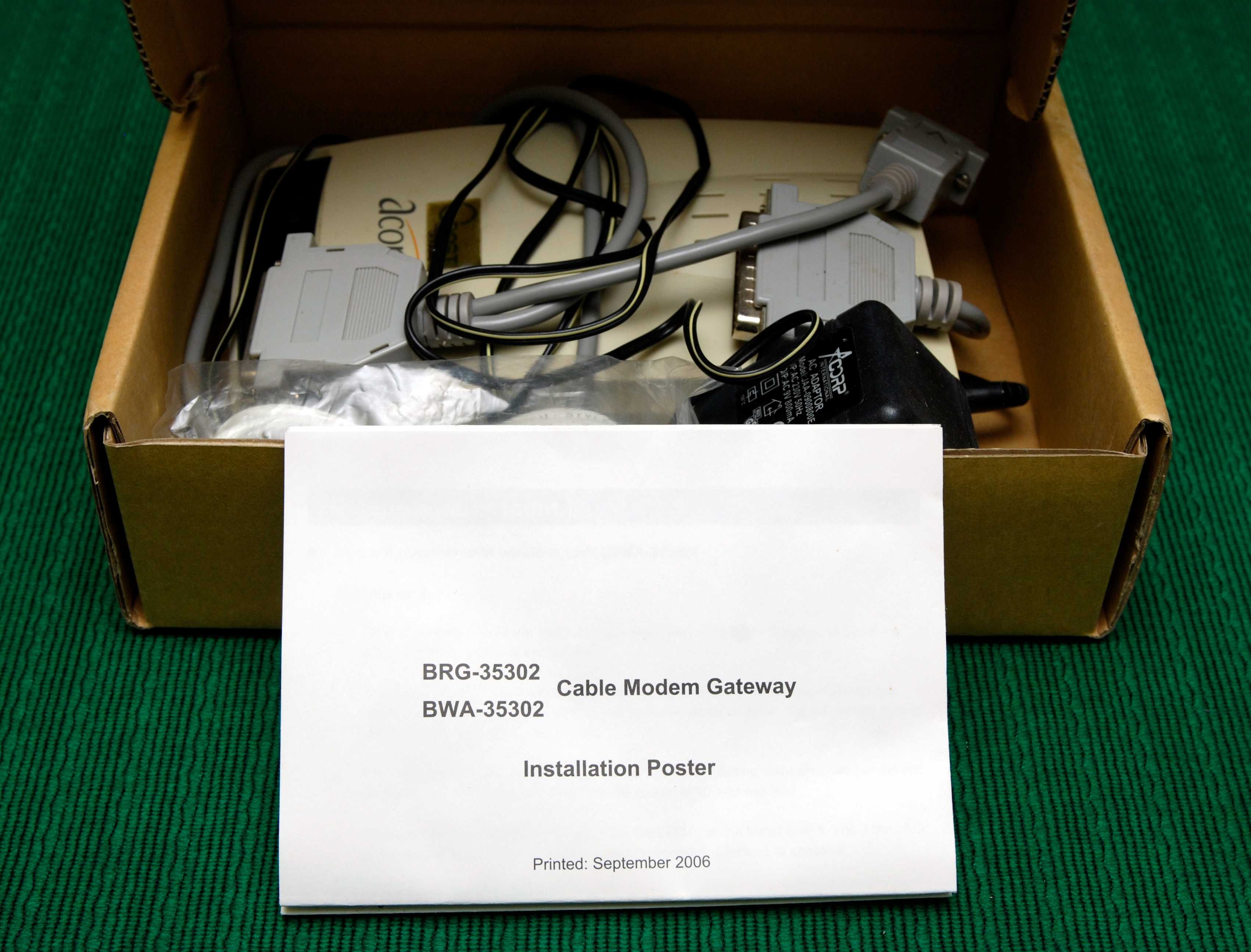 Телефонний модем Cable Modem Gateway BRG-35302