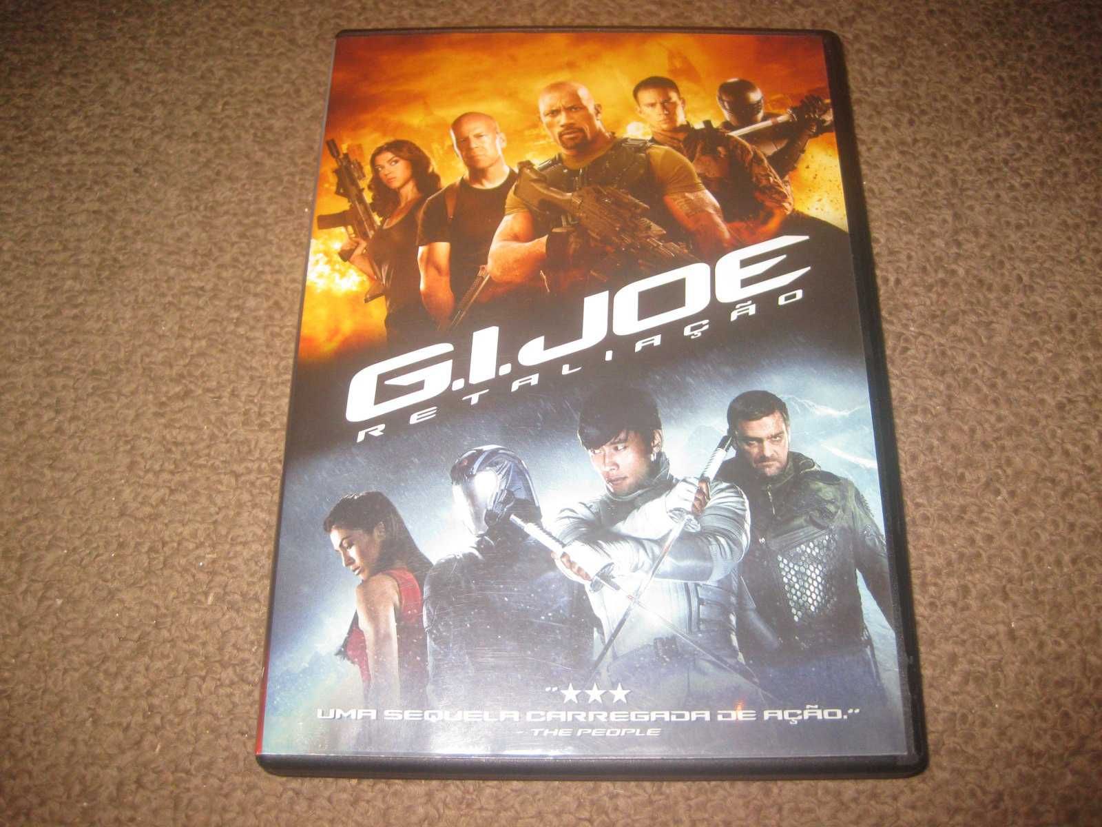 DVD "G.I. Joe: Retaliação" com Dwayne Johnson