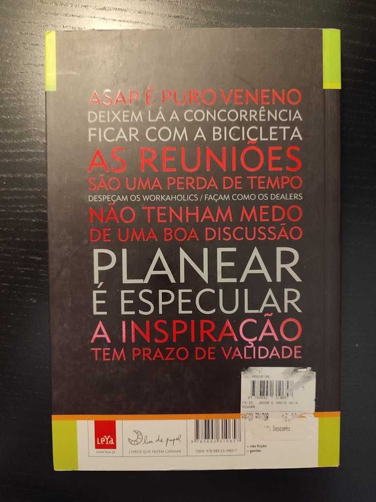 (Env. Incluído) Rework - Mude para sempre o modo como trabalha