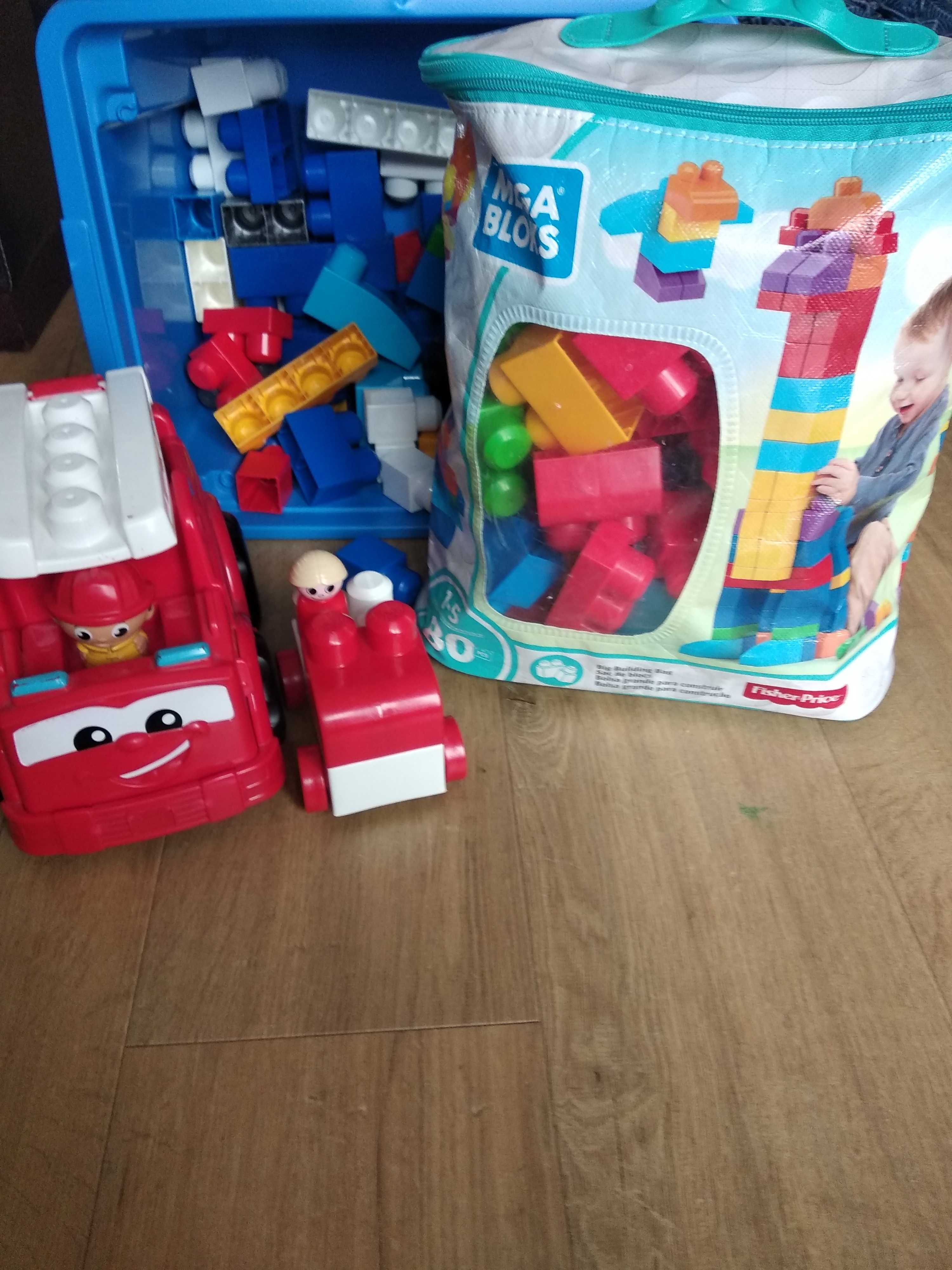 Klocki mega Bloks straż pożarna wóz strażacki