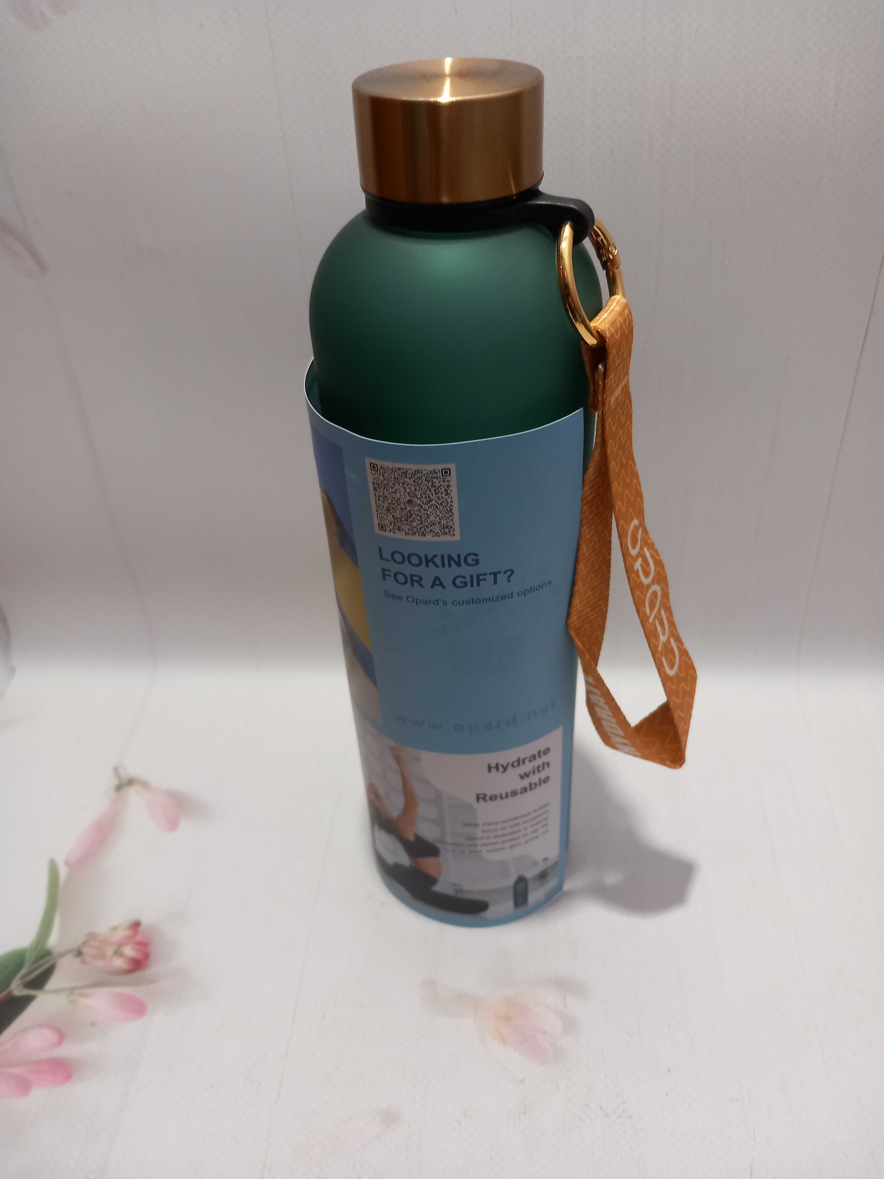 Butelka, bidon do picia Opard 1000ml zielona
