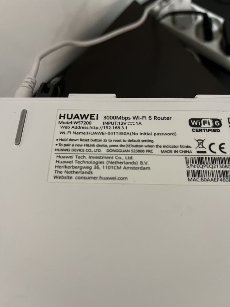 Router HUAWEI WS7200 4-Core AX3000