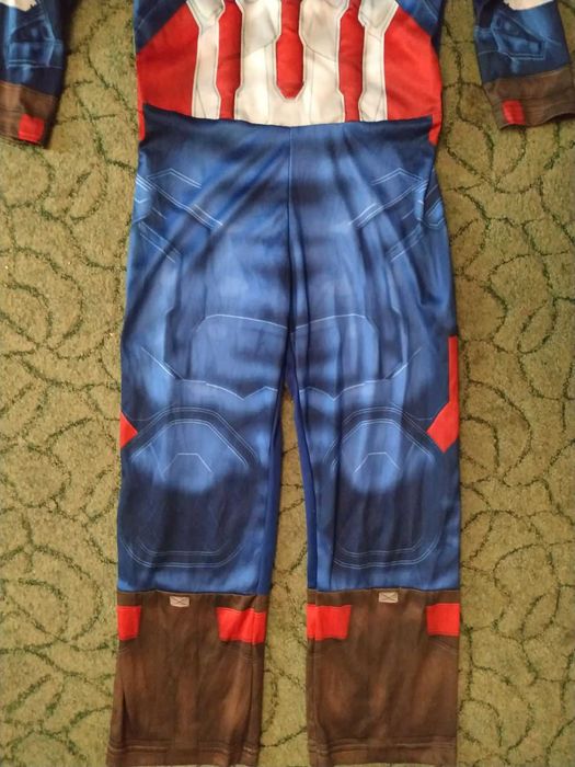 Карнавальный костюм капитана Америки на мальчика 7-8 лет, Марвел