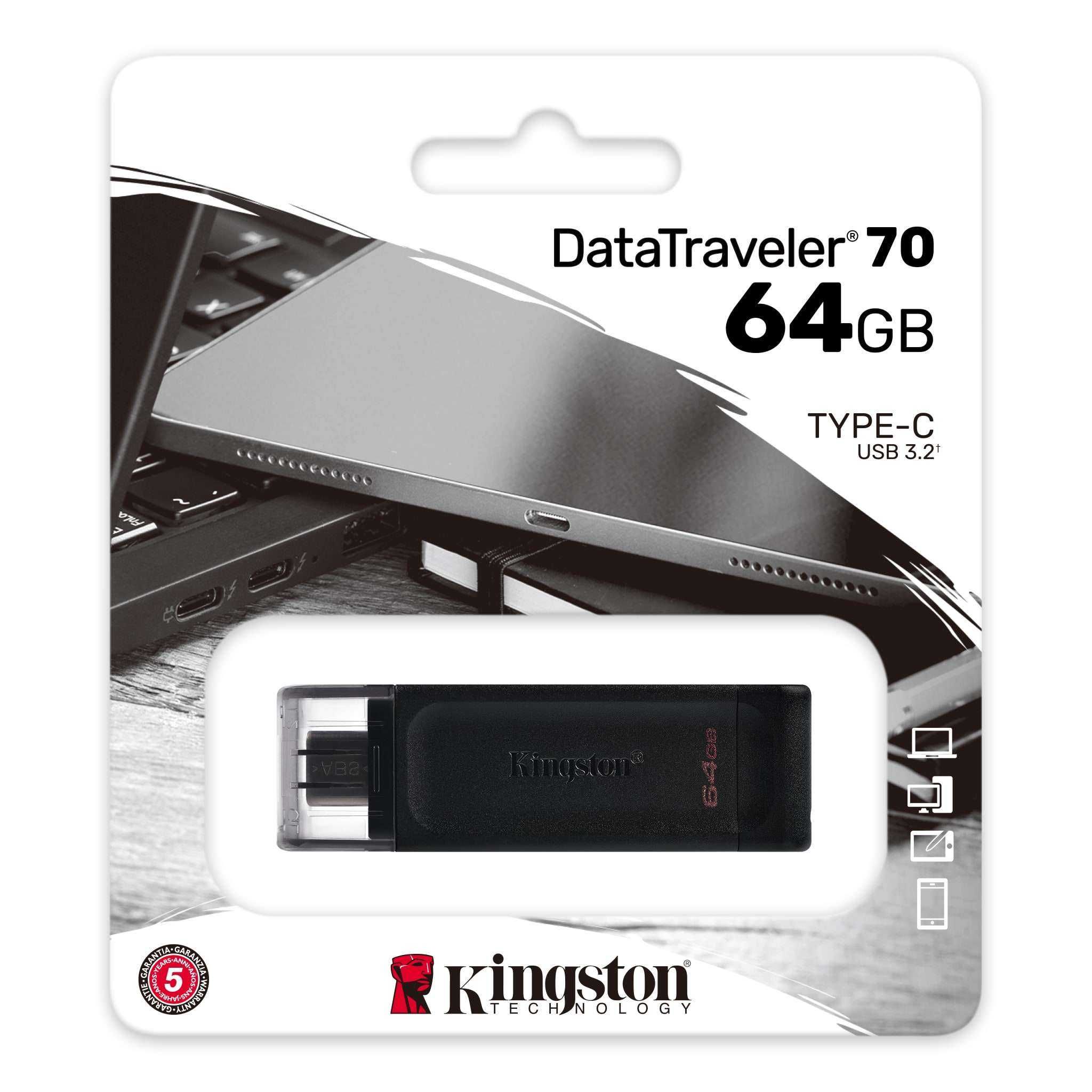 Pendrive 64GB Kingston DataTraveler 70 USB-C USB 3.2 C DT70/64GB