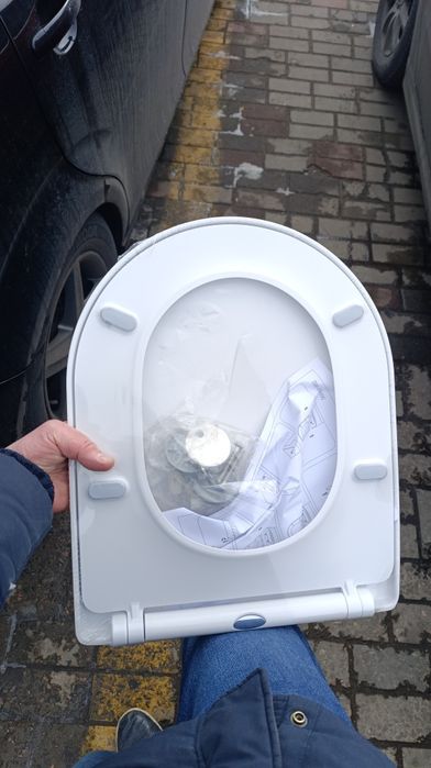 Сиденье для унитаза Scandi Spa Дюропласт с микролифтом , универсальное