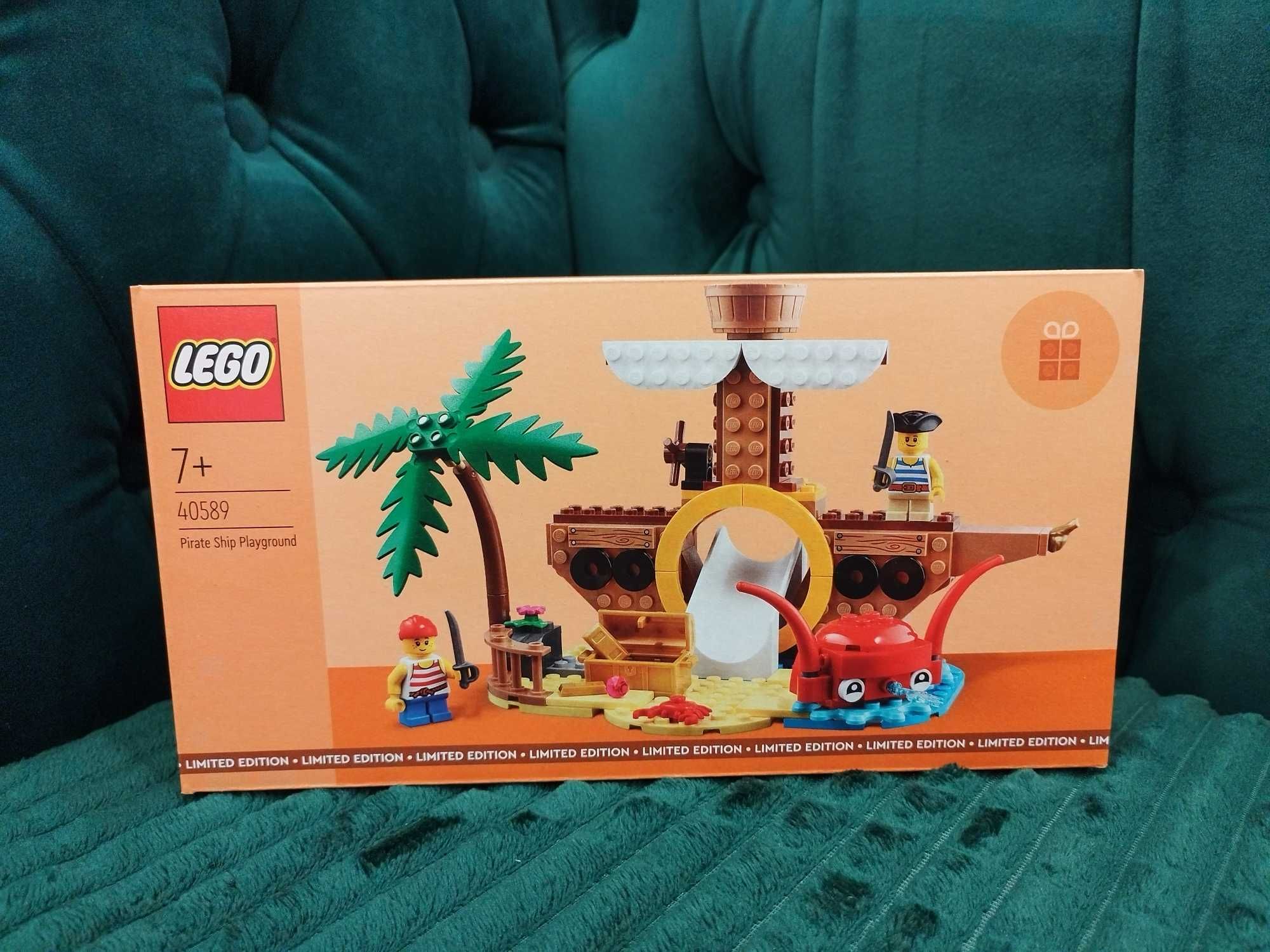 LEGO Classic 40589 Plac zabaw ze statkiem pirackim