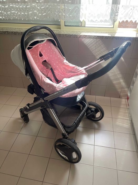 Carrinho Bebecar Ip-Op Evolution – Trio Completo em Excelente Estado