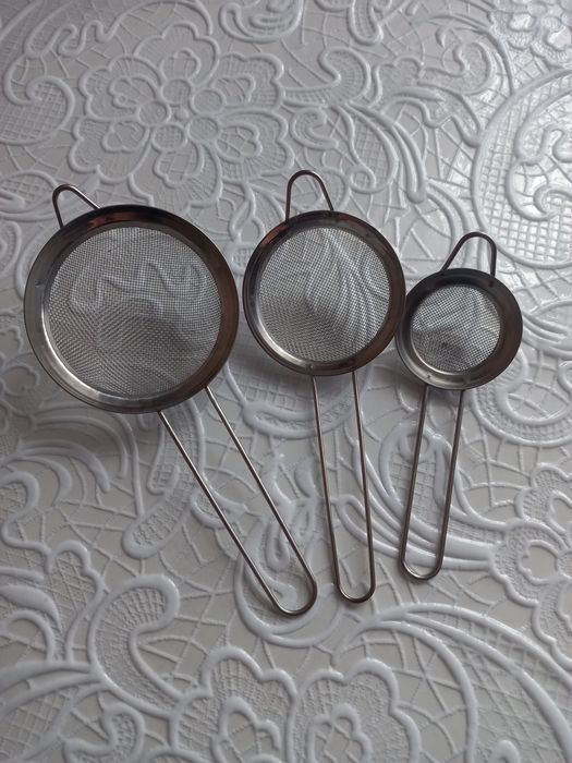 Набір ситечок, d:8, 7  5,8 см,нержавійка,ціна за три