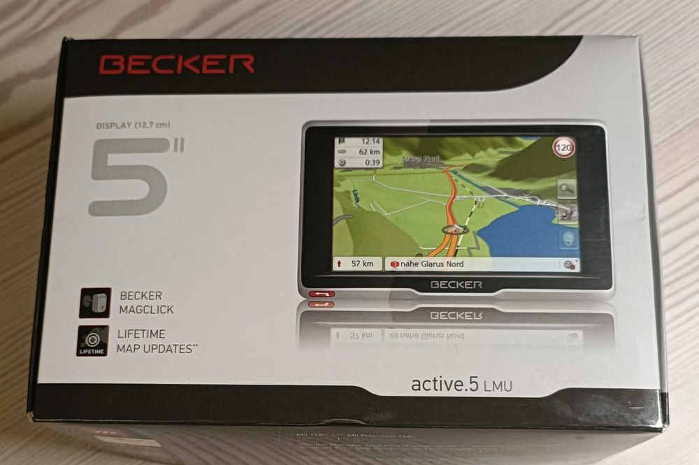 Nawigacja Becker Active.5 LMU. Mapy ponad 40 krajów.