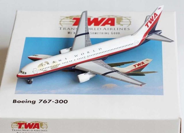HERPA TWA Boeing 767-300 skala 1:500