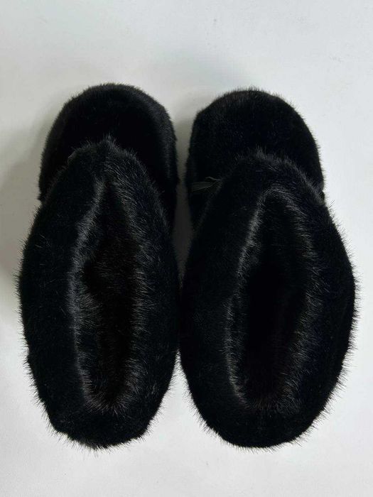BALENCIAGA ALASKA FUR Boots black ботинки чоботи чорні черные мех 43