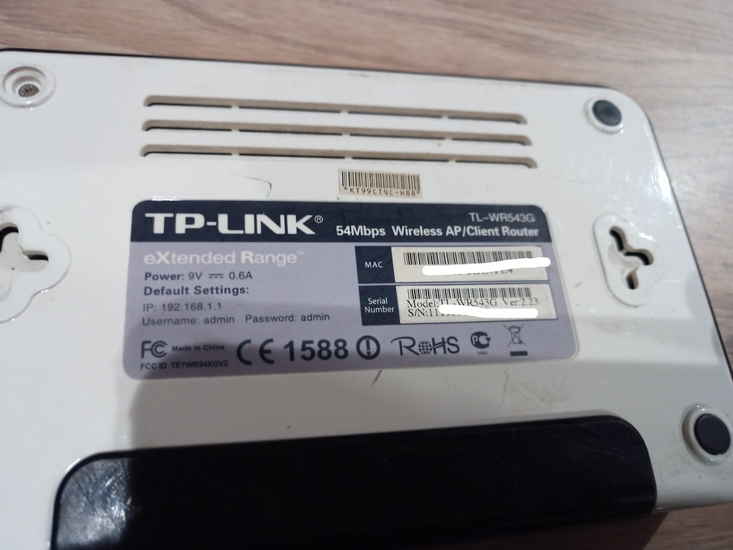 TP- Link router WR743ND i access point WR543G