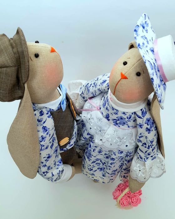 Зайка тильда ручной работы