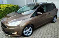 Ford Grand C-MAX 1.5 TDCi 7-Osób Duża Navi PL PDC Gwarancja Pełen Serwis Tempomat