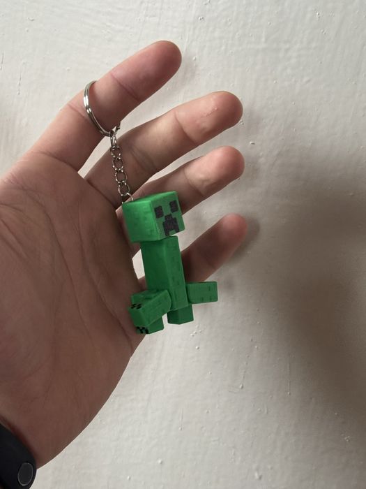 Іграшка Крипер у вигляді брелка з майнкрафт/minecraft