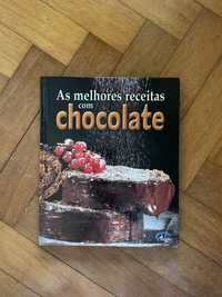 Livro: As melhores receitas com chocolate