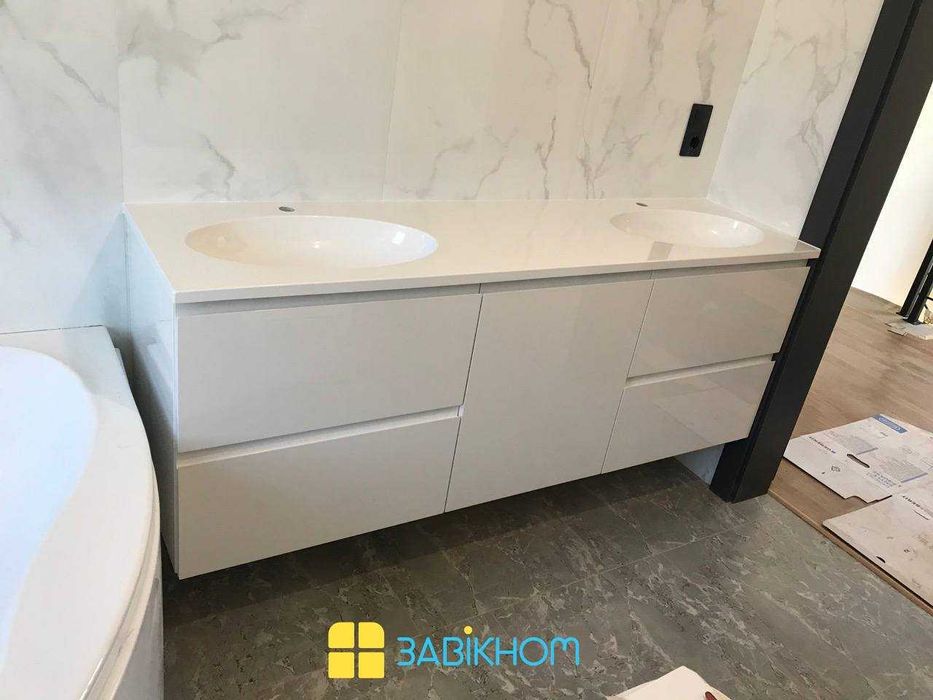 Стільниці, умивальники, раковини, меблі у ванну кімнату