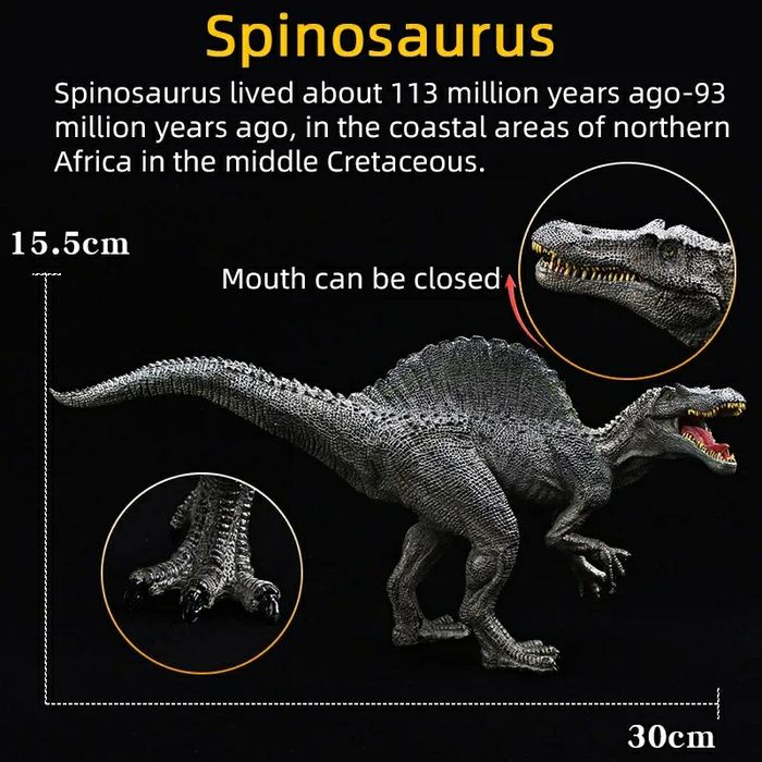 Figuras Spinosaurus e Indominus Rex Parque Jurássico Mundo