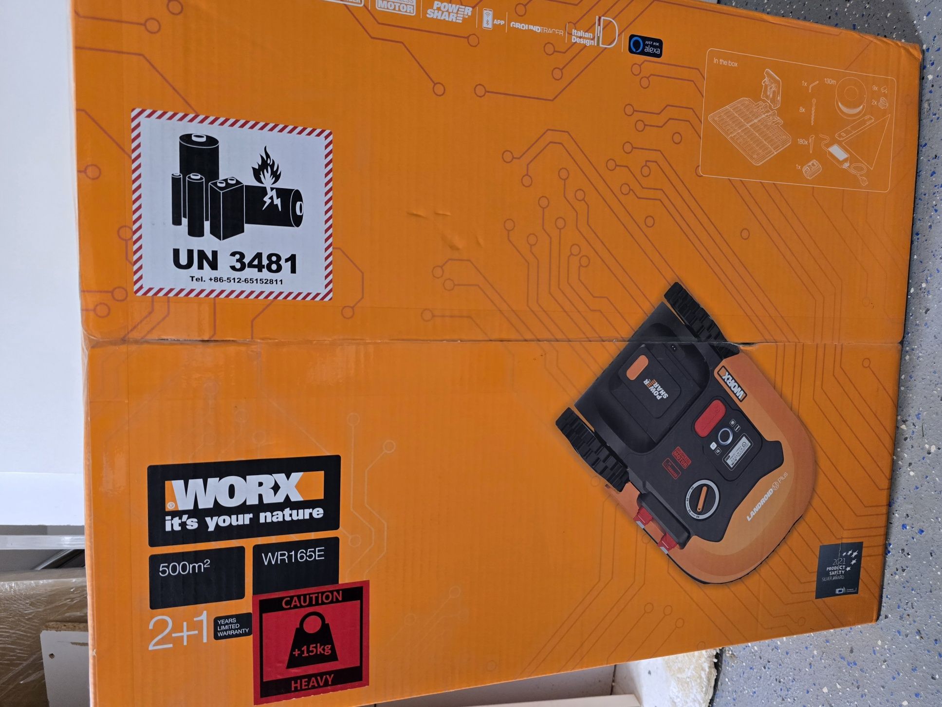 WORX Landroid M500 Plus WR165E Robot Koszący do 500 m²