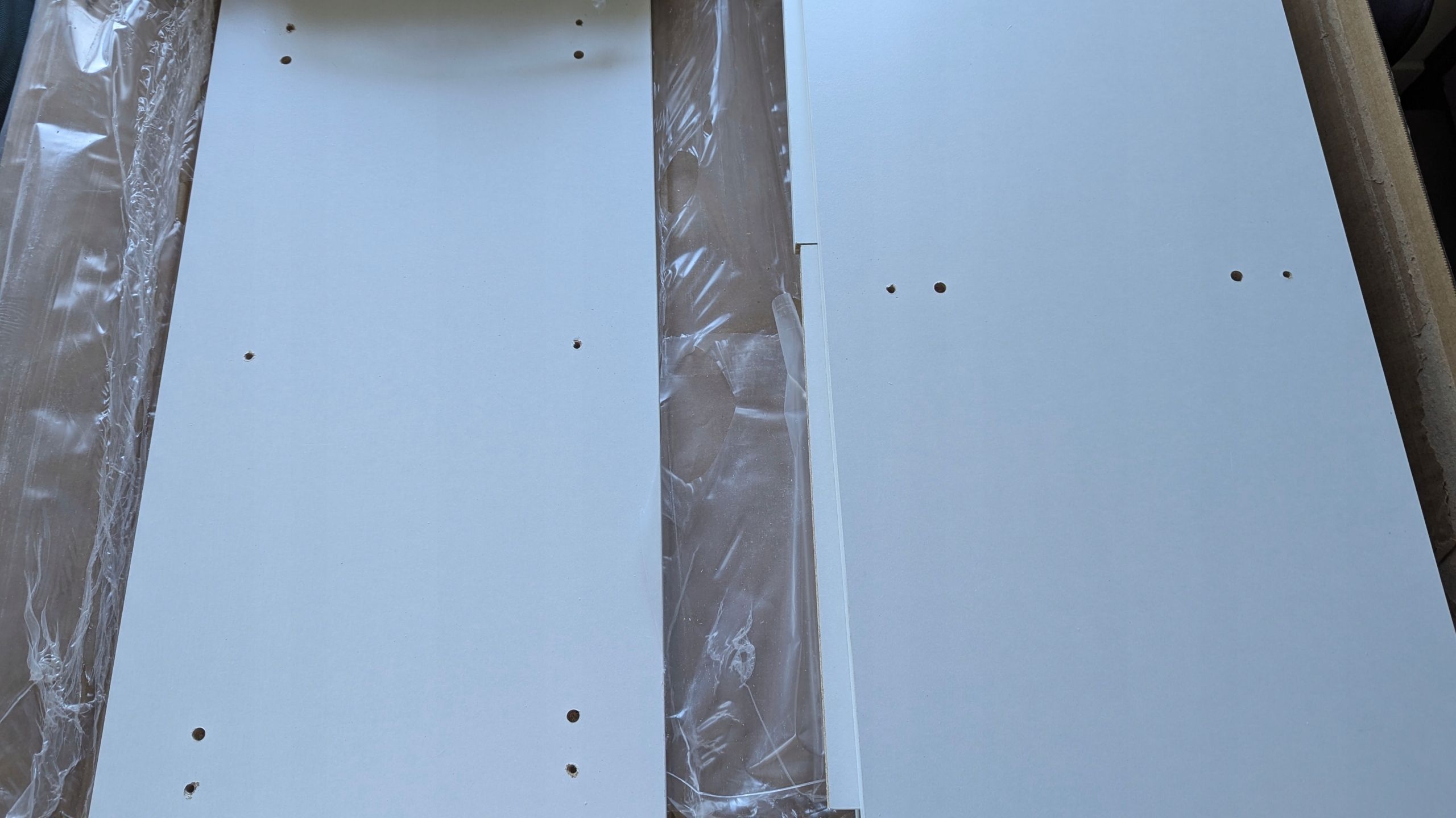 Szafka Nocna Z Oświetleniem Led Vidaxl 70X36X40,5 Cm Biała