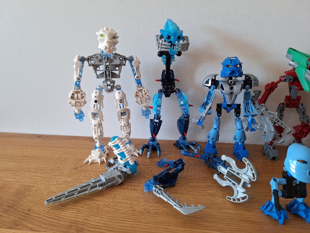 LEGO Bionicle Toa Matoran Bohrok Rahkshi Vahki 13 zestawów figurek