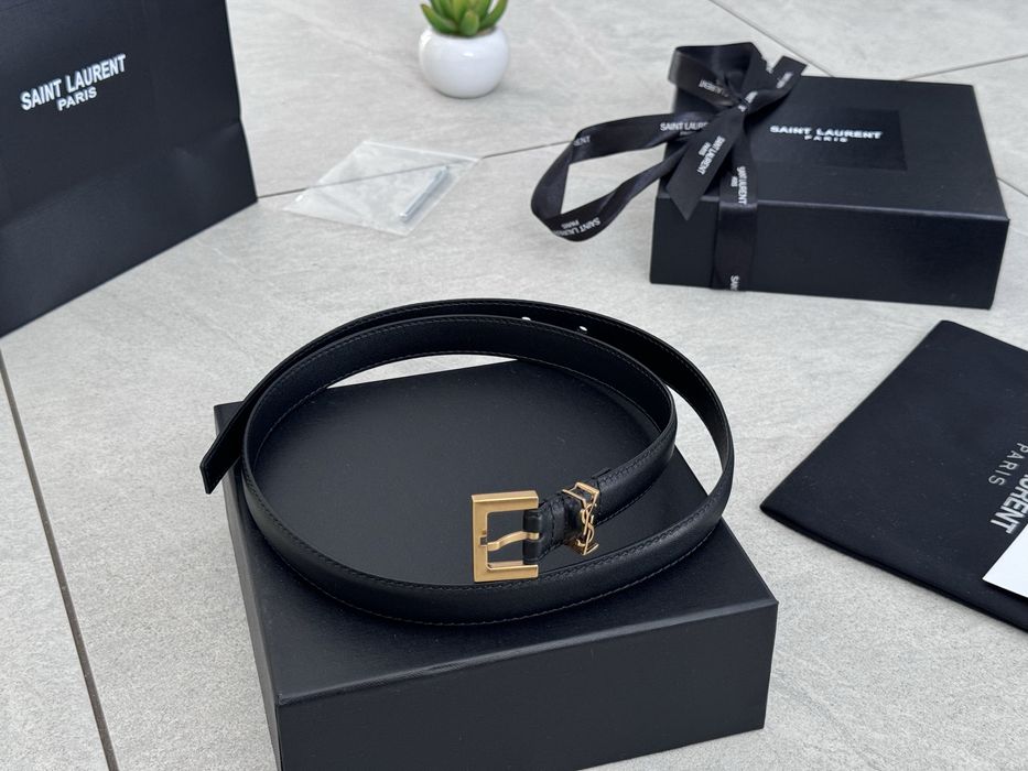 Pasek Skora naturalna Zestaw Saint Laurent