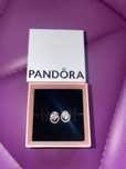 Сережки Pandora оригінал срібло 925