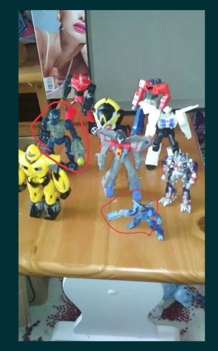 Transformers figurki 3szt