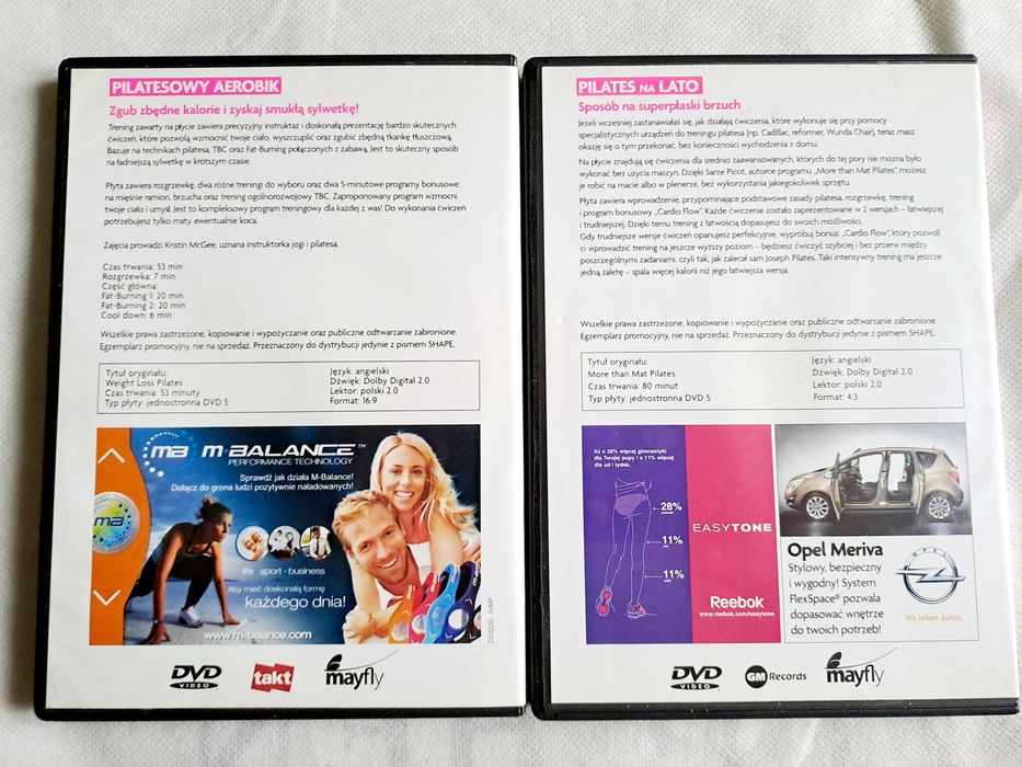 Pilates 6 płyt DVD