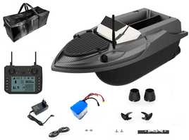 Łódka Zanętowa Flytec V080 GPS Punktów Auto Powrót Akumulator 20A