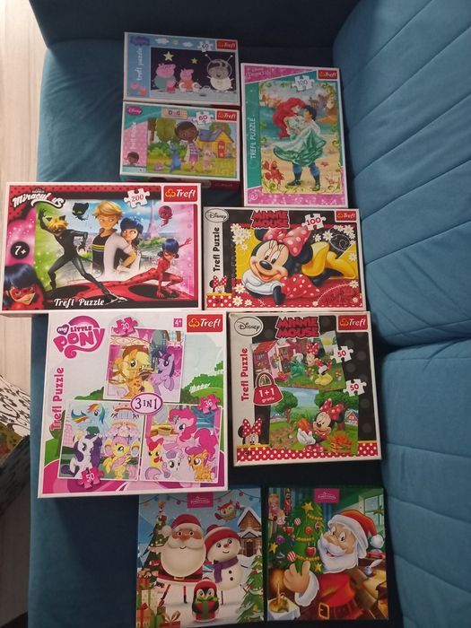 Puzzle zestaw puzzli postacie z bajek