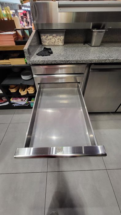 Stół chłodniczy do pizzy Stalgast 833271 • Granit • 580 L •