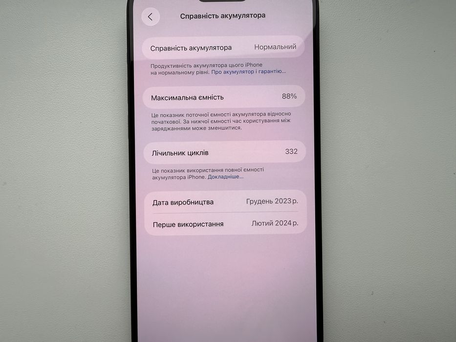 Apple iPhone 15 Pro Max 256gb Black Neverlock 88%