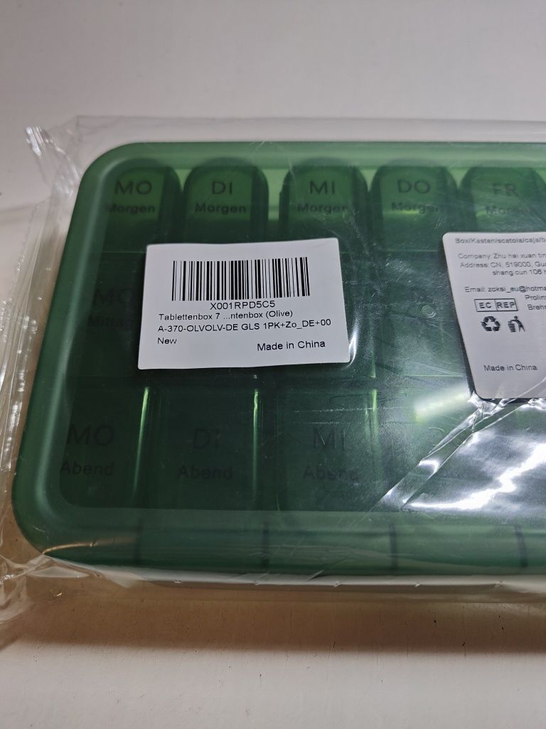 Pudełko Organizer na leki duże B907