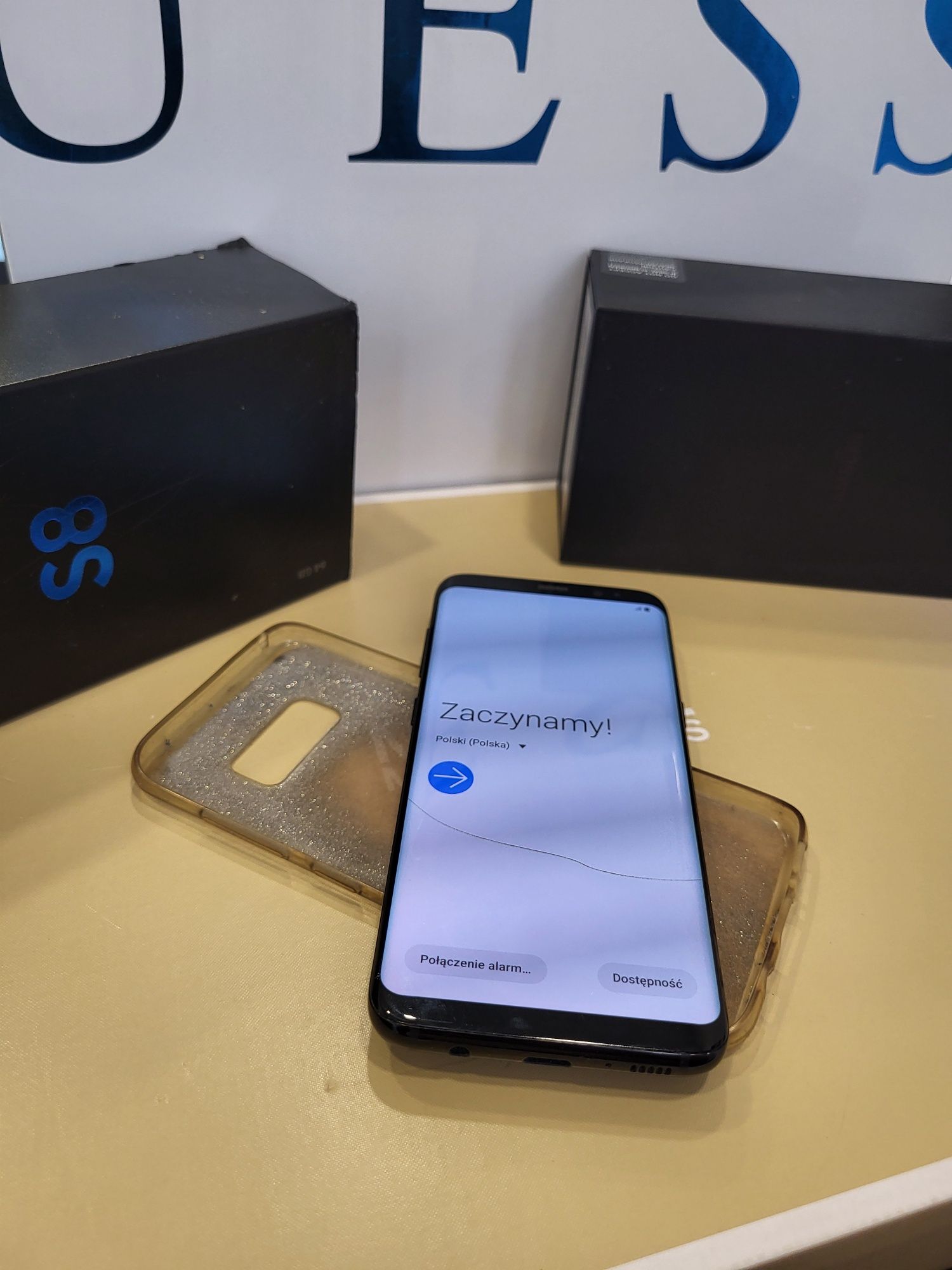 Telefon Samsung S8 Czarny smartfon  uzywany stan dobry