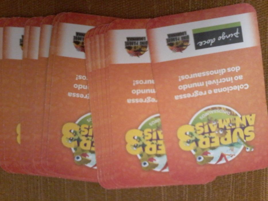 cromos /cartas Super Animais, 2 e 3 - vendo a unidade ou coleção